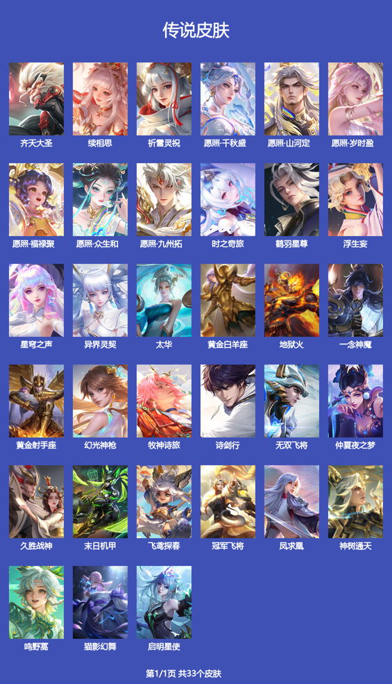 WZYXB4317716王者荣耀账号详情图4
