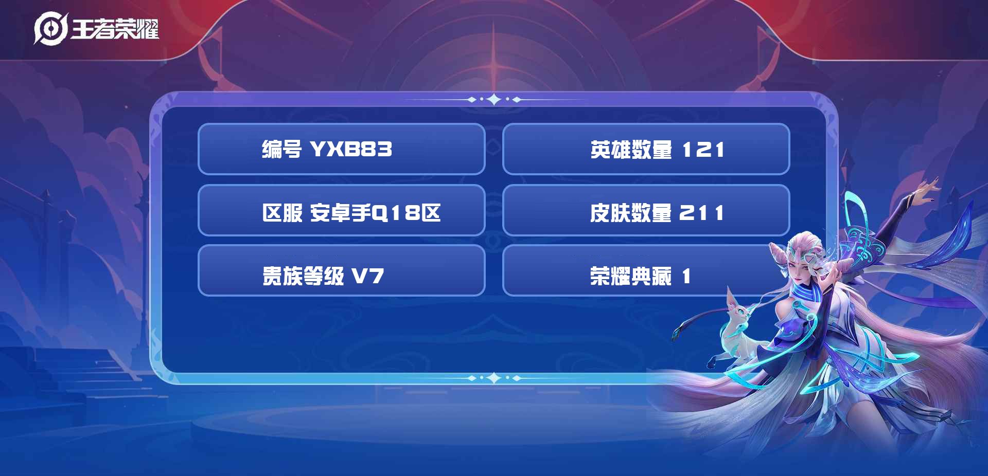 WZYXB3224862王者荣耀账号详情图2