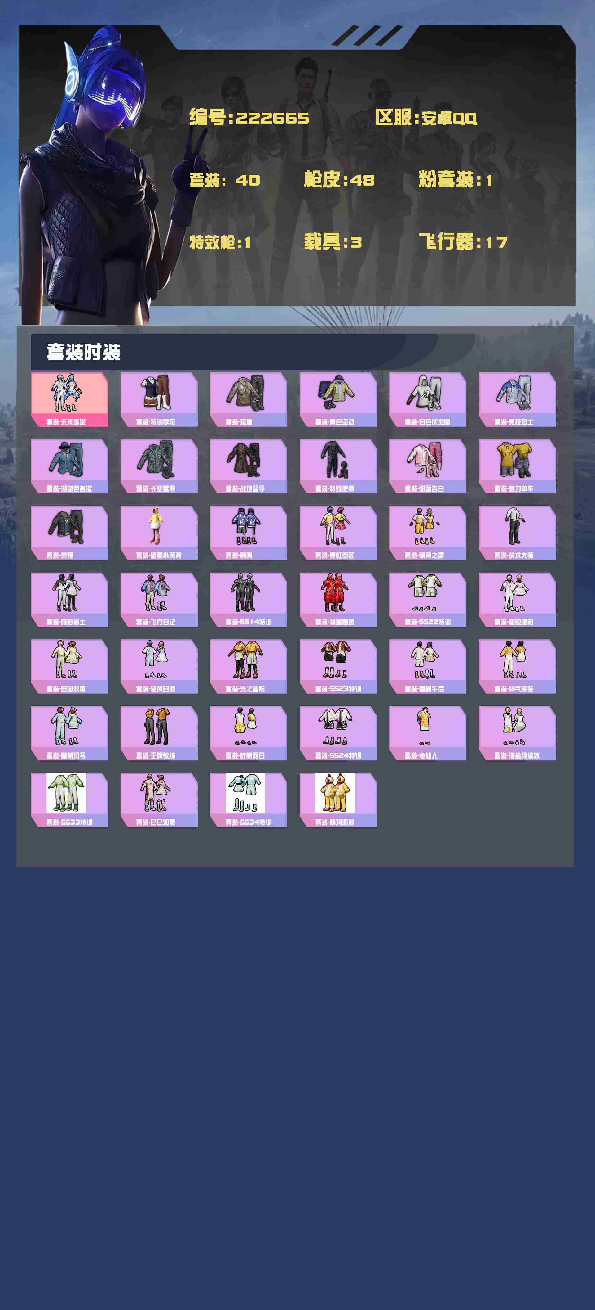 HPYXB3403540和平精英账号详情图2 HPYXB3403540和平精英账号详情图2