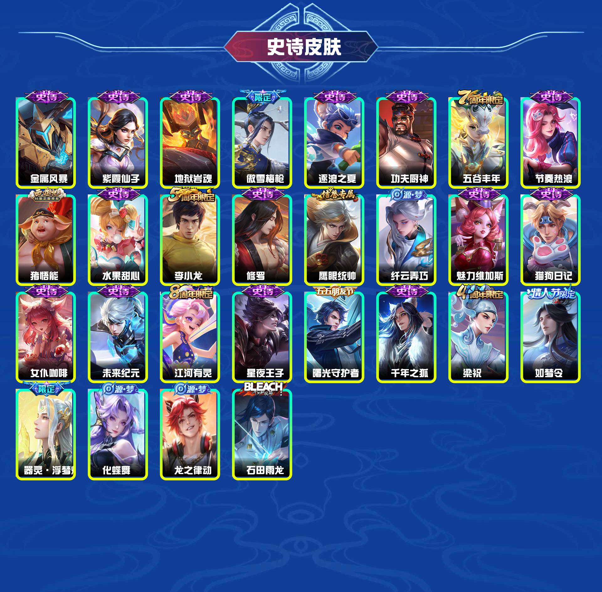 WZYXB3413147王者荣耀账号详情图6 WZYXB3413147王者荣耀账号详情图6