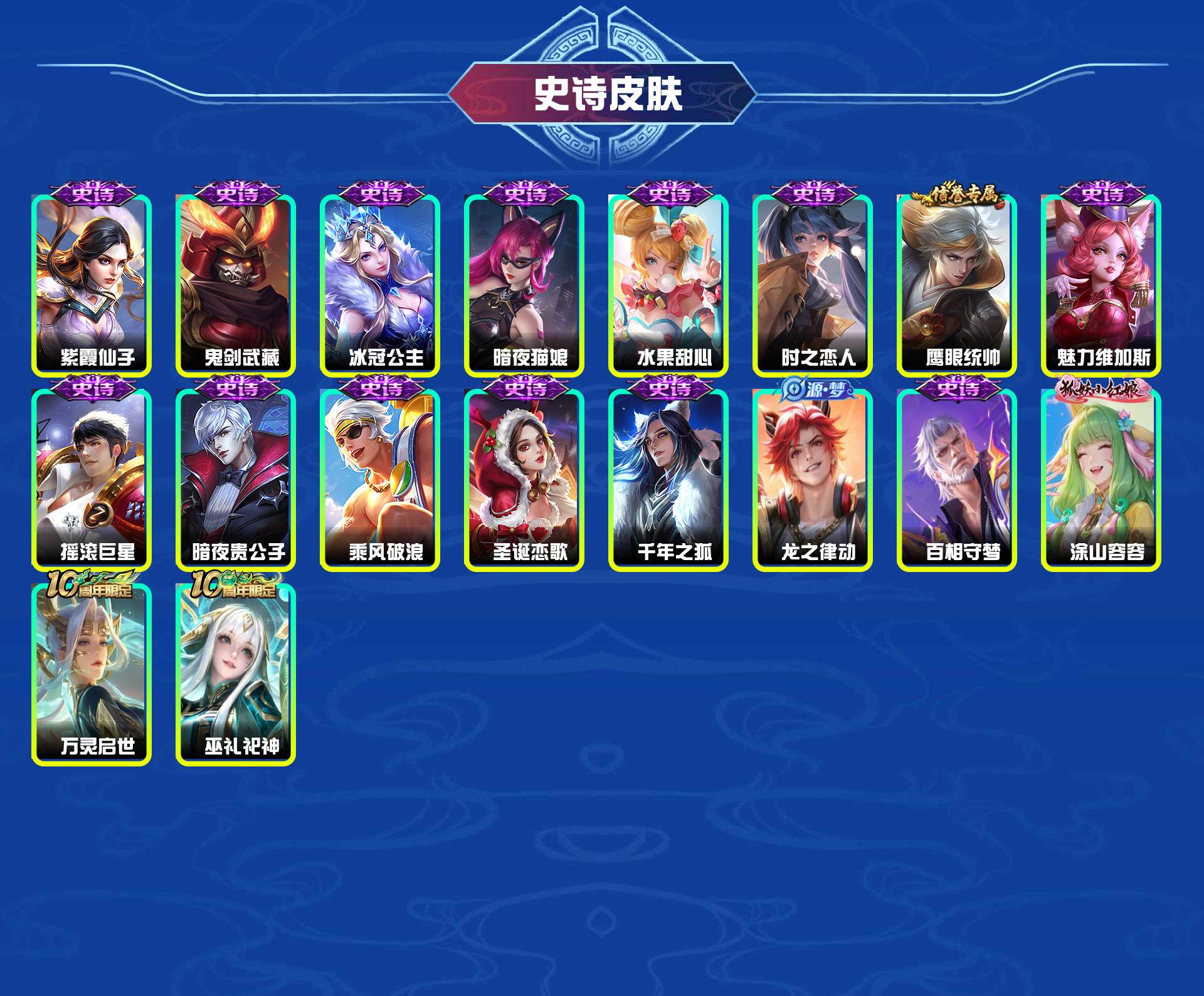 WZYXB3475480王者荣耀账号详情图6 WZYXB3475480王者荣耀账号详情图6