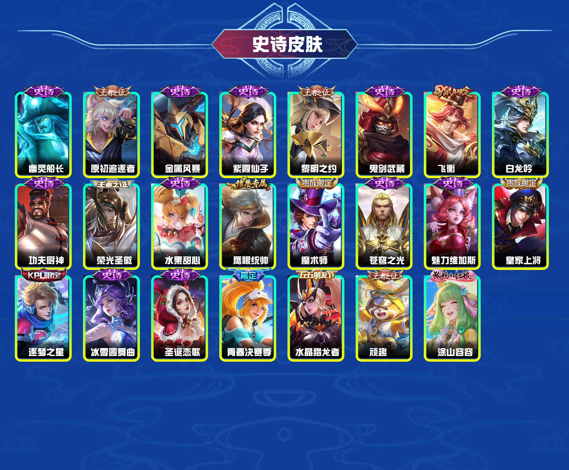 WZYXB48732王者荣耀账号详情图5 WZYXB48732王者荣耀账号详情图5