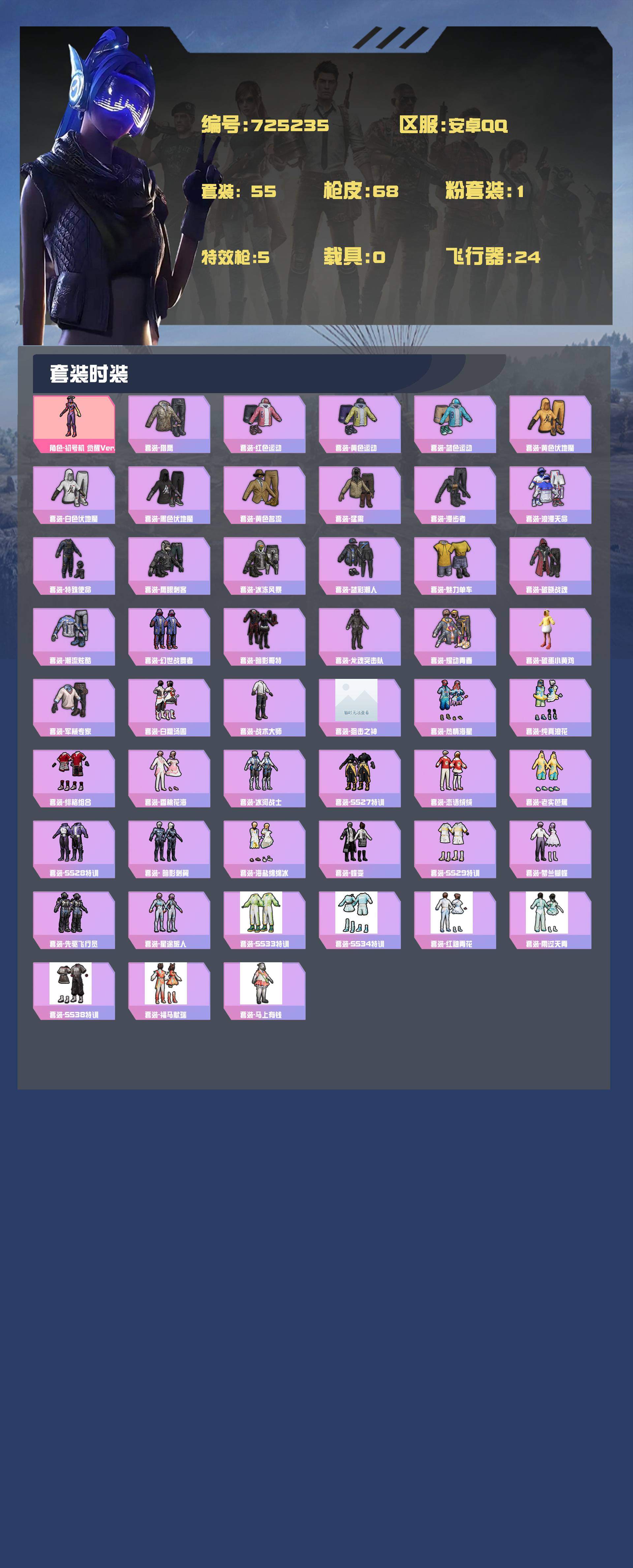 HPYXB4172114和平精英账号详情图2