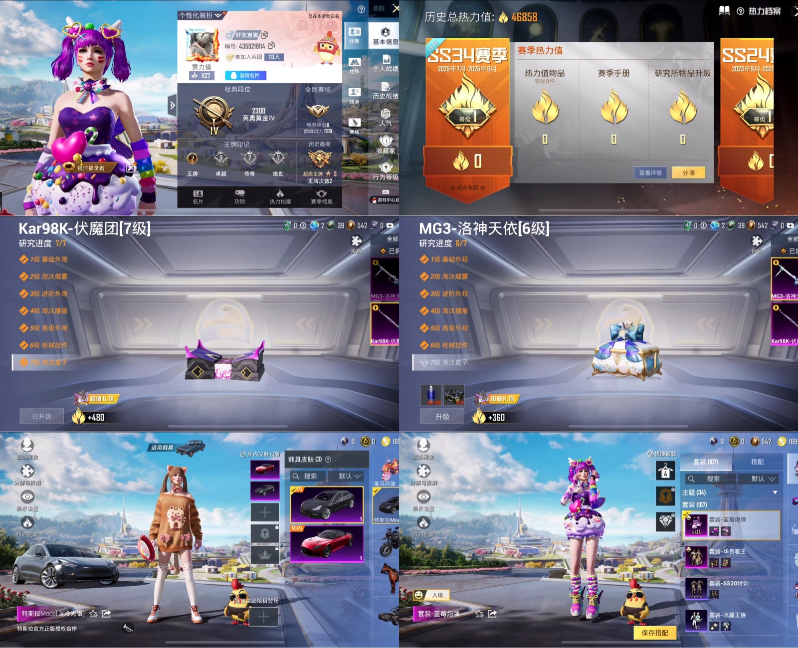 HPYXB3326540和平精英账号详情图2