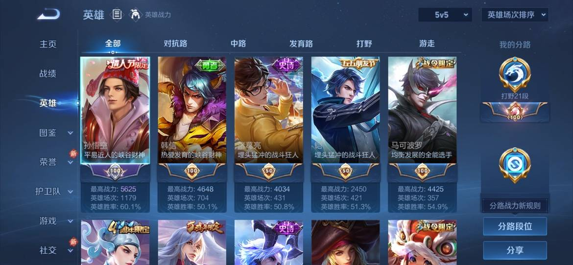 WZYXB3406094王者荣耀账号详情图8