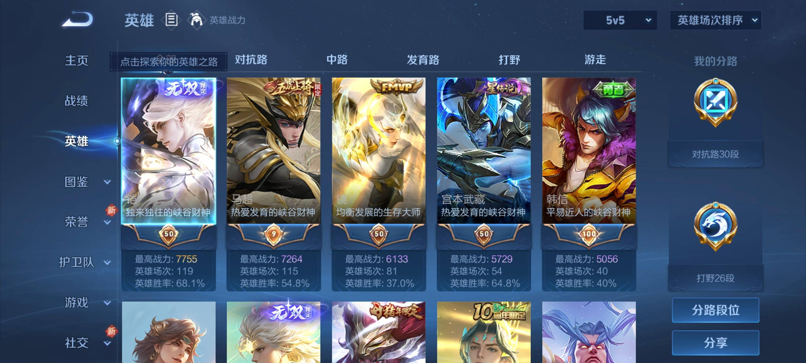 WZYXB3460560王者荣耀账号详情图7